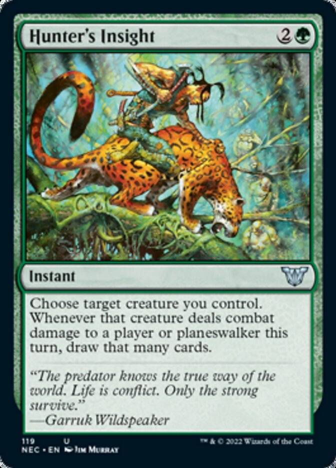 Hunter's Insight [Kamigawa: Neon Dynasty Commander] | Anubis Games and Hobby