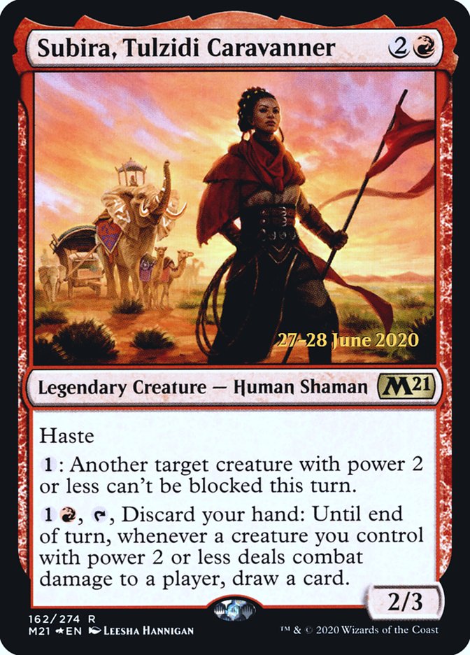 Subira, Tulzidi Caravanner [Core Set 2021 Prerelease Promos] | Anubis Games and Hobby