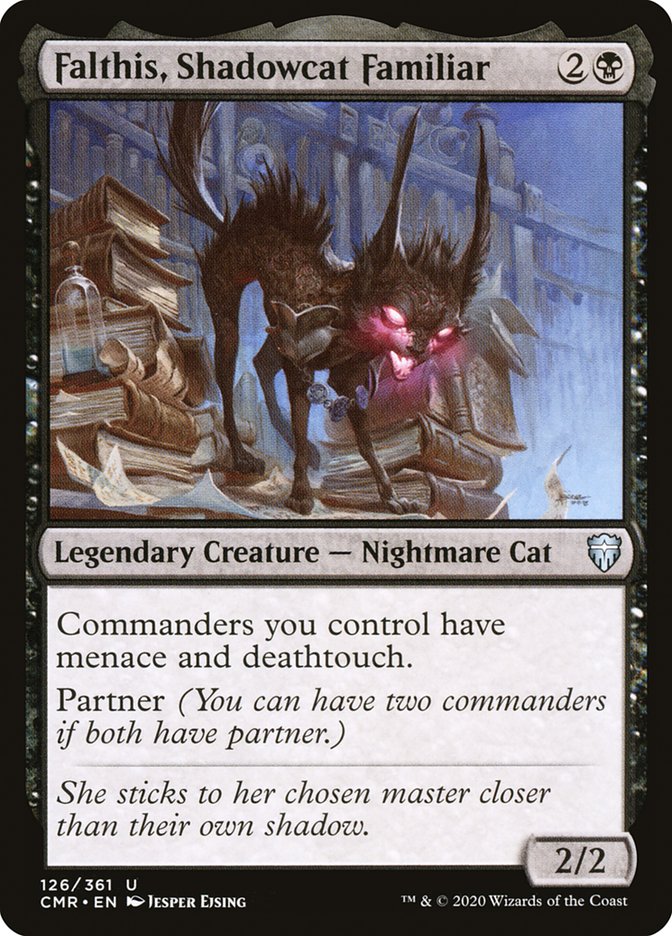 Falthis, Shadowcat Familiar [Commander Legends] | Anubis Games and Hobby