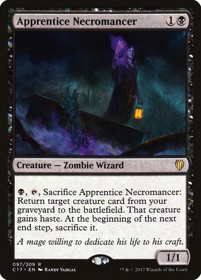 Apprentice Necromancer [Commander 2017] | Anubis Games and Hobby