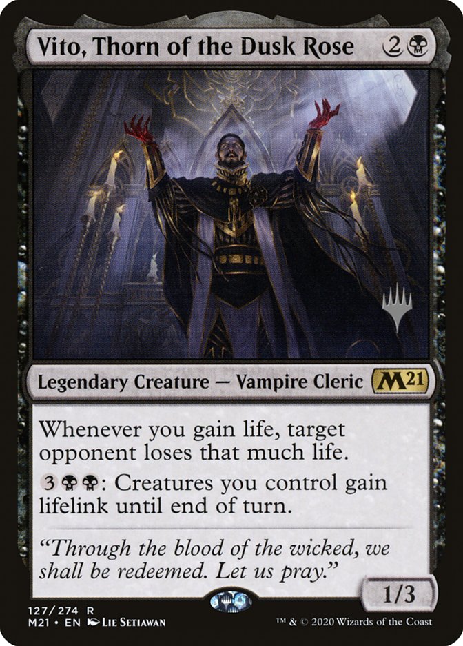 Vito, Thorn of the Dusk Rose (Promo Pack) [Core Set 2021 Promos] | Anubis Games and Hobby