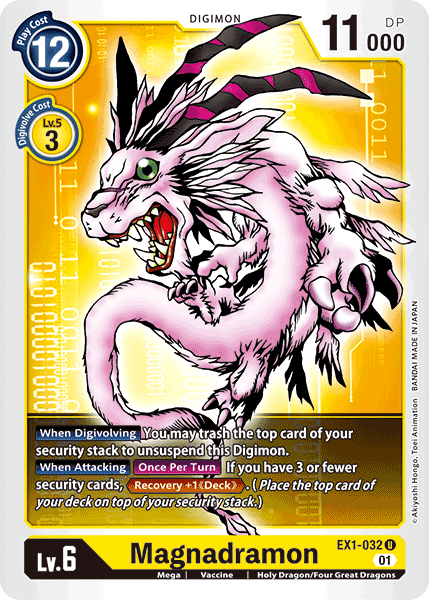 Magnadramon [EX1-032] [Classic Collection] | Anubis Games and Hobby