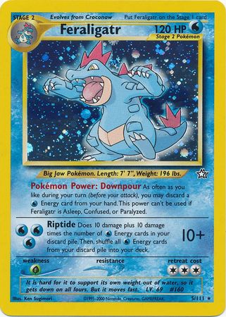 Feraligatr (5/111) [Neo Genesis Unlimited] | Anubis Games and Hobby