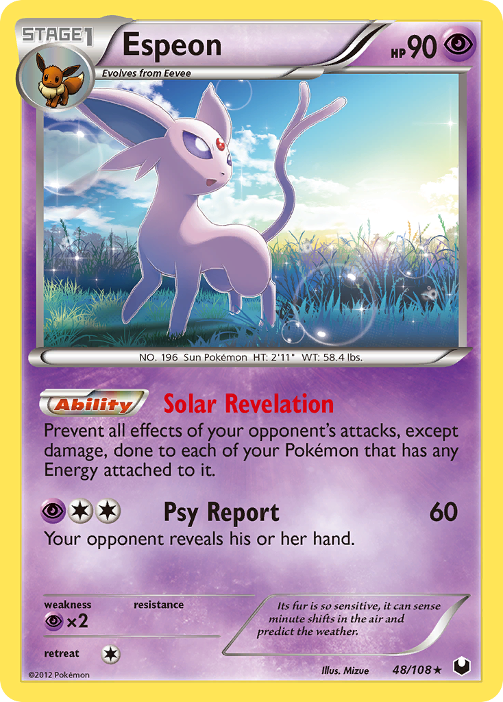 Espeon (48/108) [Black & White: Dark Explorers] | Anubis Games and Hobby