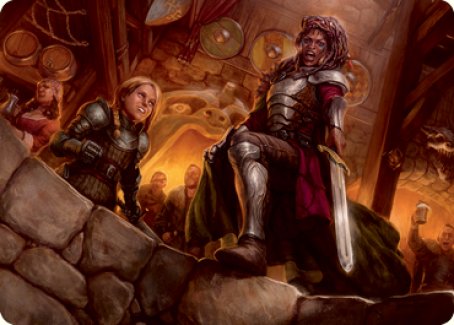 Veteran Dungeoneer Art Card [Dungeons & Dragons: Adventures in the Forgotten Realms Art Series] | Anubis Games and Hobby