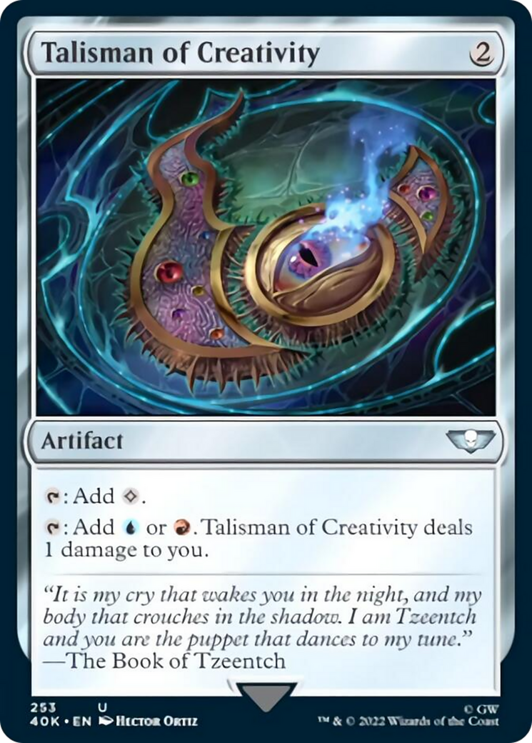 Talisman of Creativity (Surge Foil) [Warhammer 40,000] | Anubis Games and Hobby