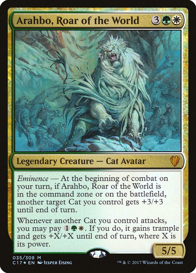 Arahbo, Roar of the World [Commander 2017] | Anubis Games and Hobby