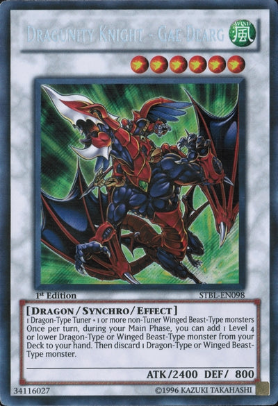 Dragunity Knight - Gae Dearg [STBL-EN098] Secret Rare | Anubis Games and Hobby