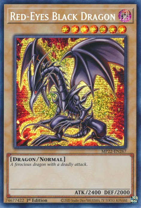 Red-Eyes Black Dragon [MP22-EN267] Prismatic Secret Rare | Anubis Games and Hobby