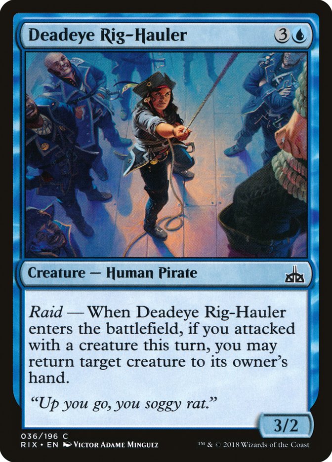 Deadeye Rig-Hauler [Rivals of Ixalan] | Anubis Games and Hobby