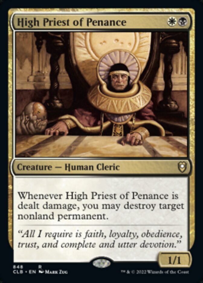 High Priest of Penance [Commander Legends: Battle for Baldur's Gate] | Anubis Games and Hobby