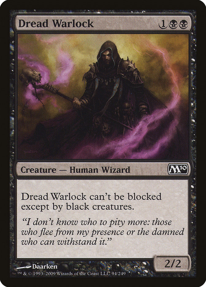 Dread Warlock [Magic 2010] | Anubis Games and Hobby