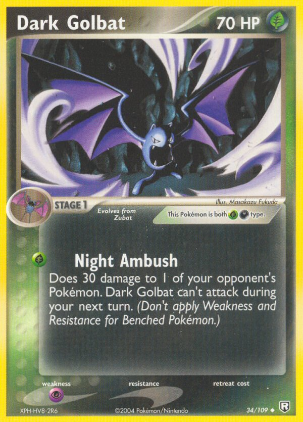 Dark Golbat (34/109) [EX: Team Rocket Returns] | Anubis Games and Hobby