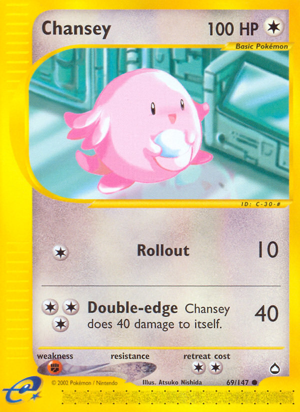 Chansey (69/147) [Aquapolis] | Anubis Games and Hobby