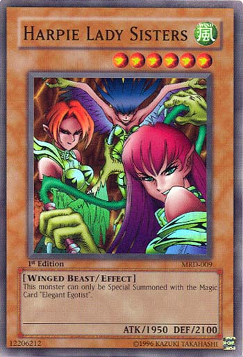 Harpie Lady Sisters [MRD-009] Super Rare | Anubis Games and Hobby