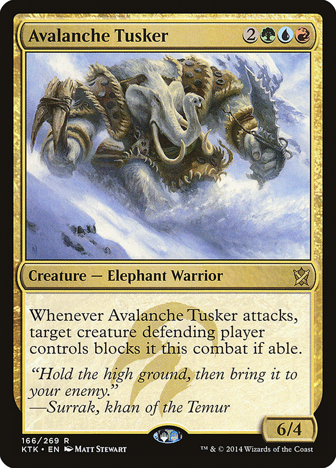 Avalanche Tusker [Khans of Tarkir] | Anubis Games and Hobby