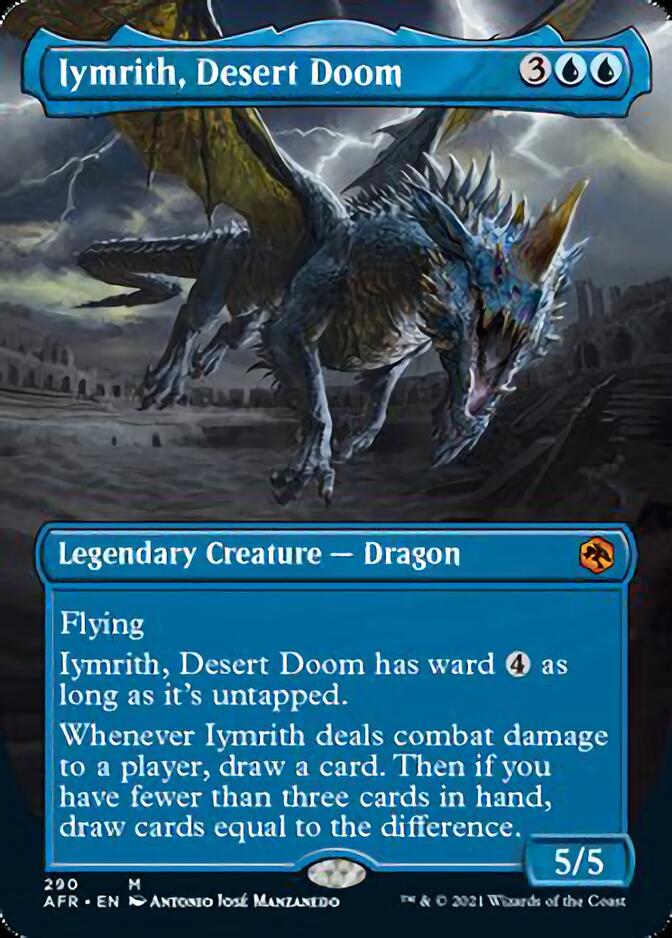 Iymrith, Desert Doom (Borderless Alternate Art) [Dungeons & Dragons: Adventures in the Forgotten Realms] | Anubis Games and Hobby