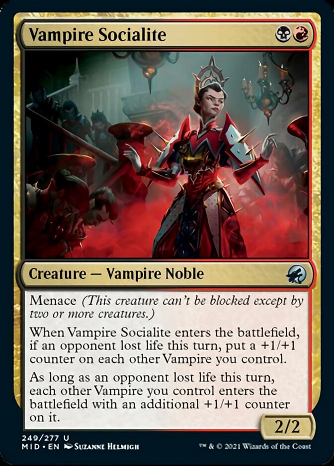 Vampire Socialite [Innistrad: Midnight Hunt] | Anubis Games and Hobby