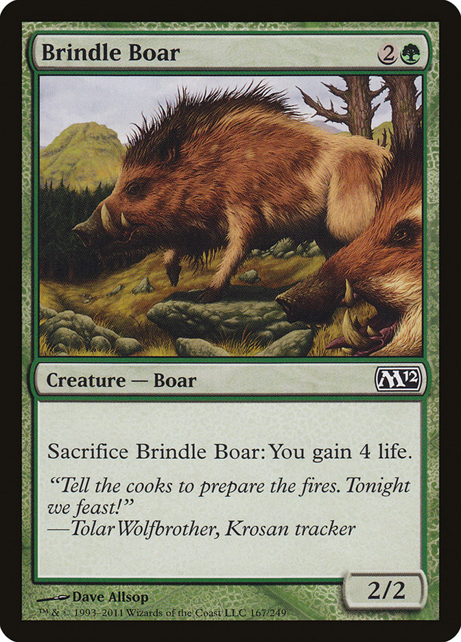 Brindle Boar [Magic 2012] | Anubis Games and Hobby