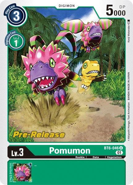 Pomumon [BT6-046] [Double Diamond Pre-Release Cards] | Anubis Games and Hobby