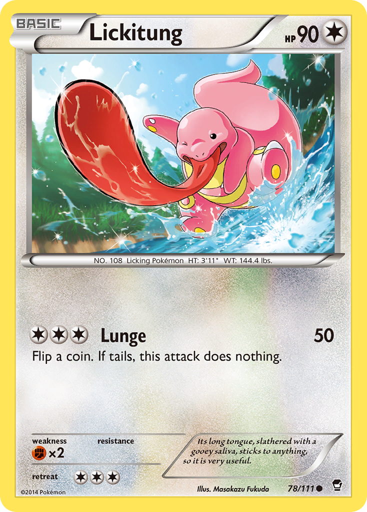 Lickitung (78/111) [XY: Furious Fists] | Anubis Games and Hobby