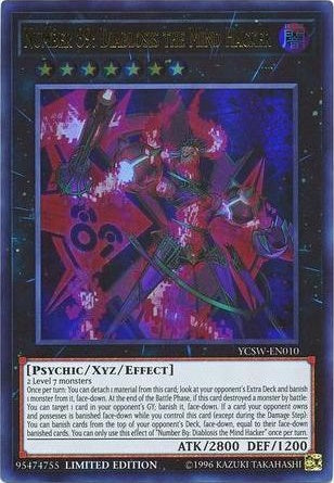 Number 89: Diablosis the Mind Hacker [YCSW-EN010] Ultra Rare | Anubis Games and Hobby