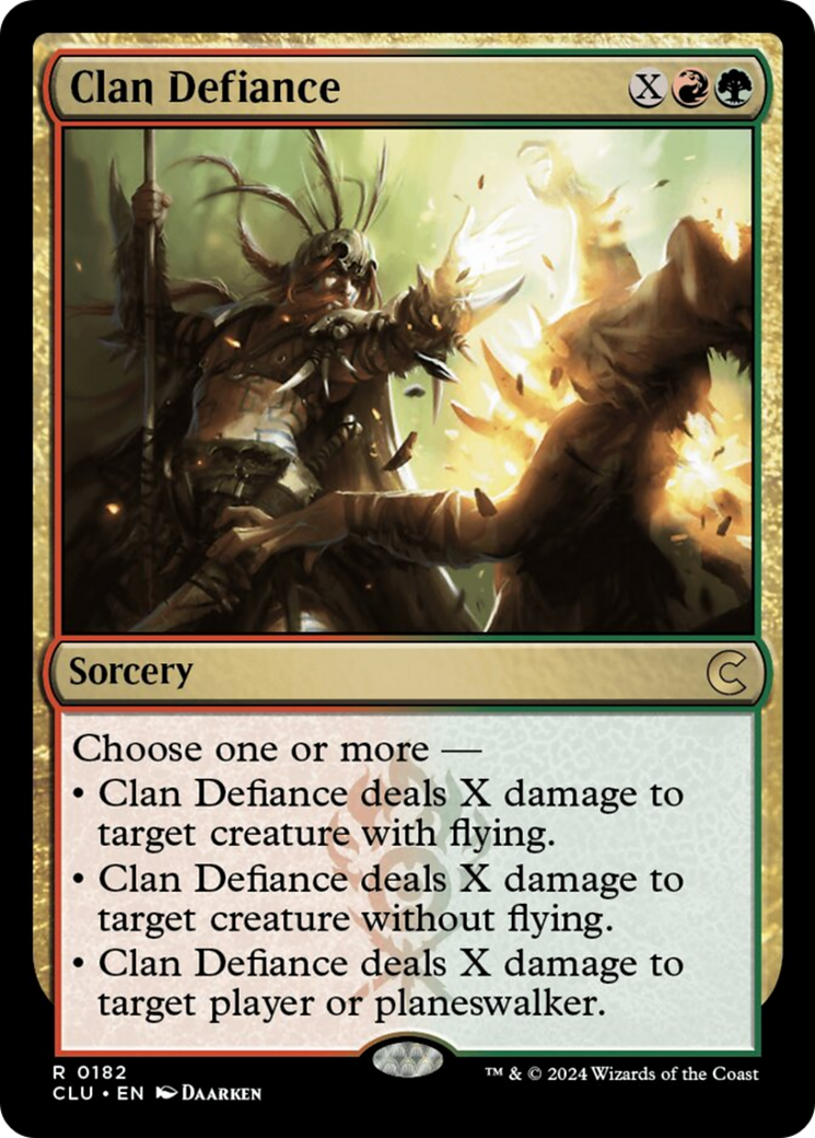 Clan Defiance [Ravnica: Clue Edition] | Anubis Games and Hobby