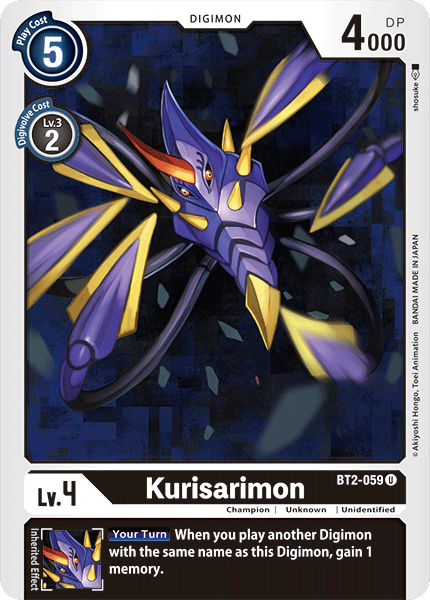 Kurisarimon [BT2-059] [Release Special Booster Ver.1.0] | Anubis Games and Hobby