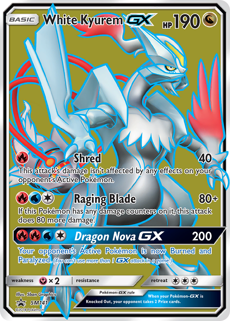 White Kyurem GX (SM141) [Sun & Moon: Black Star Promos] | Anubis Games and Hobby