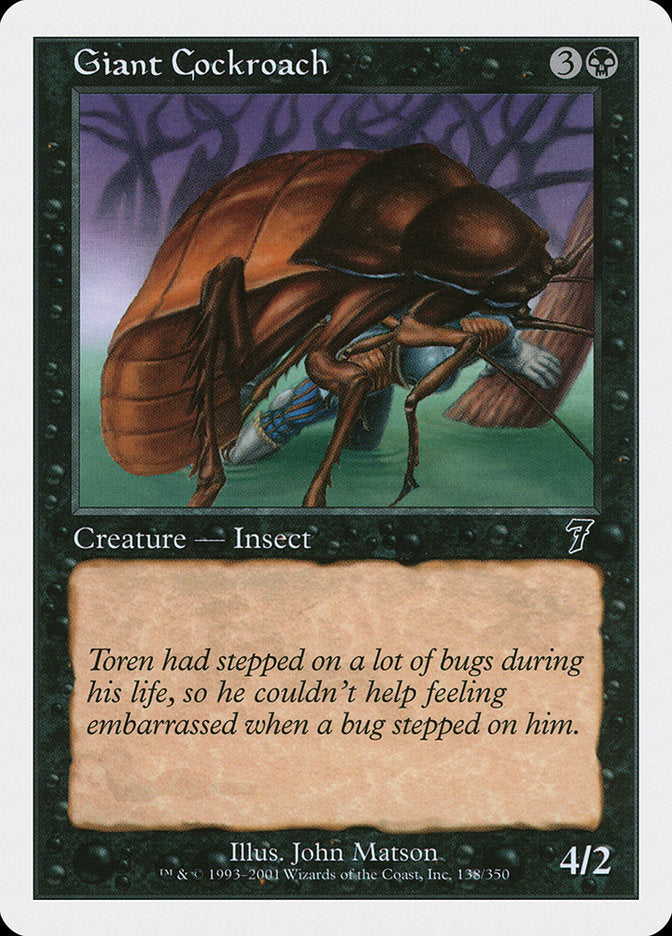 Giant Cockroach [Seventh Edition] | Anubis Games and Hobby