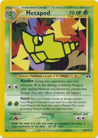 Metapod (42/75) [Neo Discovery Unlimited] | Anubis Games and Hobby