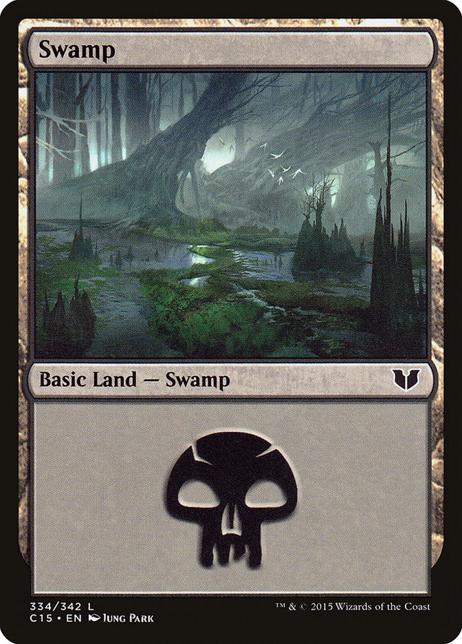 Swamp (334) [Commander 2015] | Anubis Games and Hobby