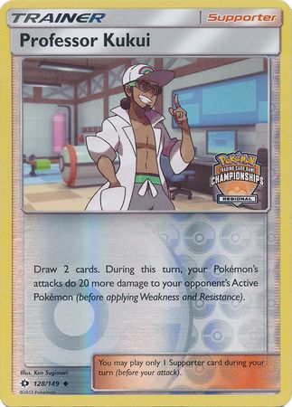 Professor Kukui (128/149) (Regional Championship Promo) [Sun & Moon: Base Set] | Anubis Games and Hobby