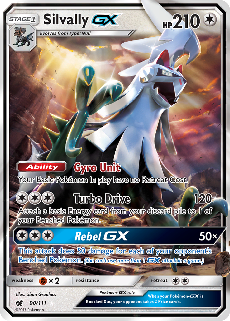 Silvally GX (90/111) [Sun & Moon: Crimson Invasion] | Anubis Games and Hobby