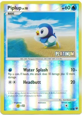 Piplup (71/100) [Burger King Promos: 2009 Collection] | Anubis Games and Hobby