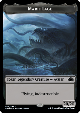 Insect // Marit Lage Double-Sided Token [Dominaria Remastered Tokens] | Anubis Games and Hobby
