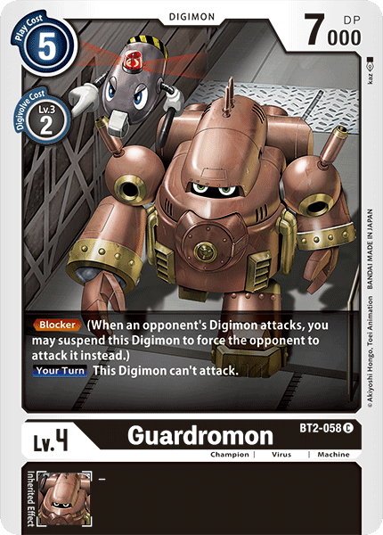 Guardromon [BT2-058] [Release Special Booster Ver.1.0] | Anubis Games and Hobby