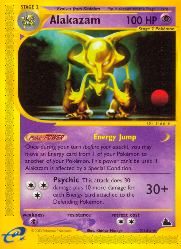 Alakazam (2/144) [Skyridge] | Anubis Games and Hobby