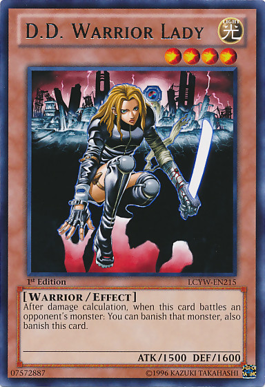 D.D. Warrior Lady [LCYW-EN215] Rare | Anubis Games and Hobby