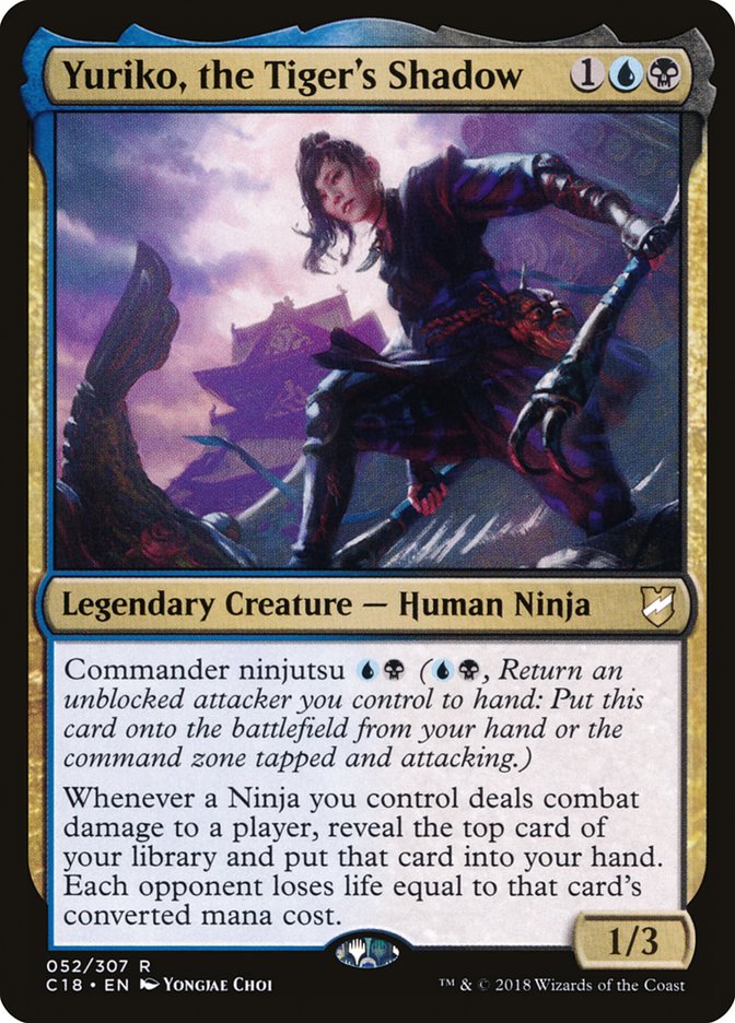 Yuriko, the Tiger's Shadow [Commander 2018] | Anubis Games and Hobby