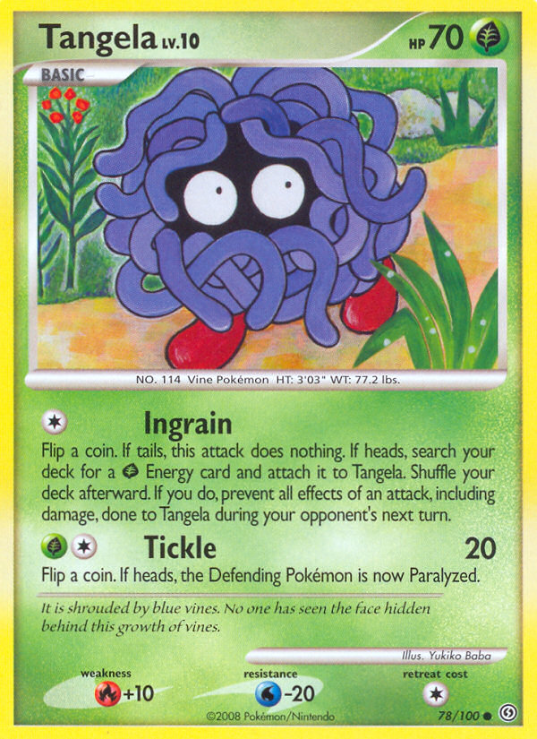 Tangela (78/100) [Diamond & Pearl: Stormfront] | Anubis Games and Hobby