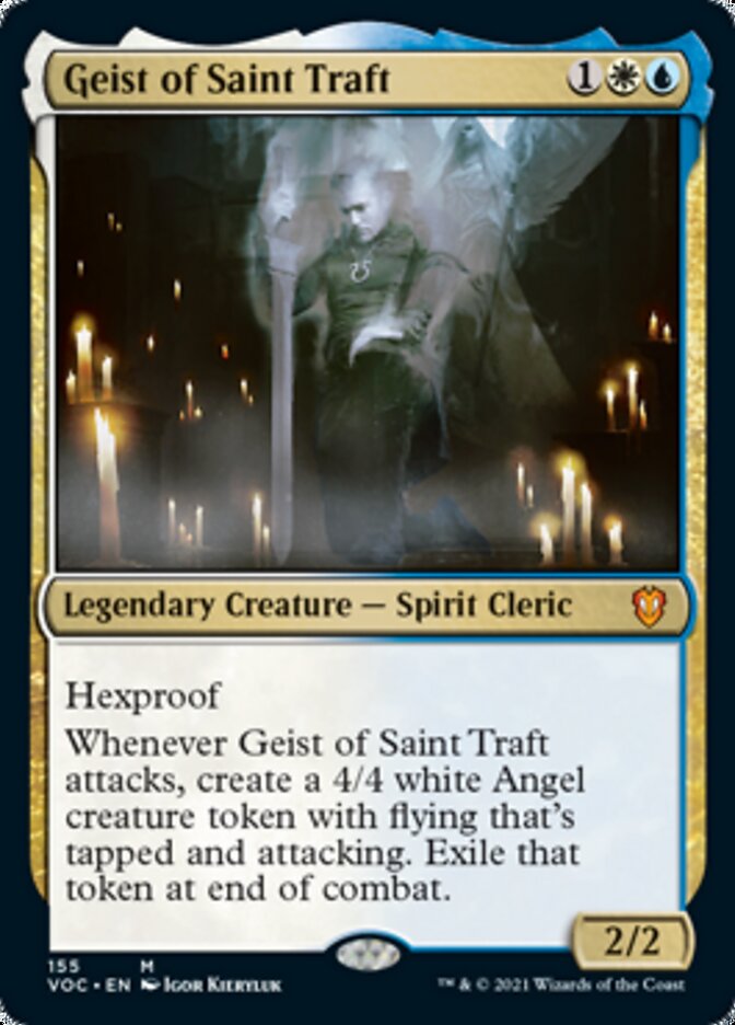 Geist of Saint Traft [Innistrad: Crimson Vow Commander] | Anubis Games and Hobby