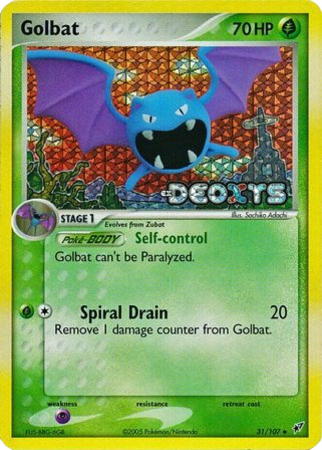 Golbat (31/107) (Stamped) [EX: Deoxys] | Anubis Games and Hobby
