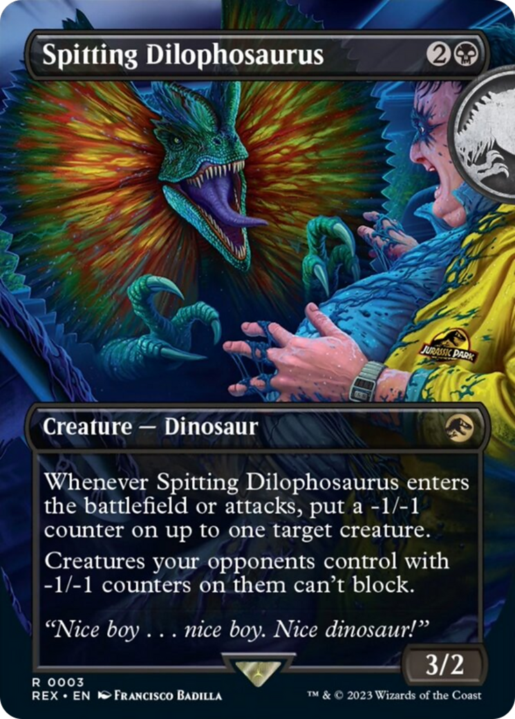 Spitting Dilophosaurus (Borderless) [Jurassic World Collection] | Anubis Games and Hobby