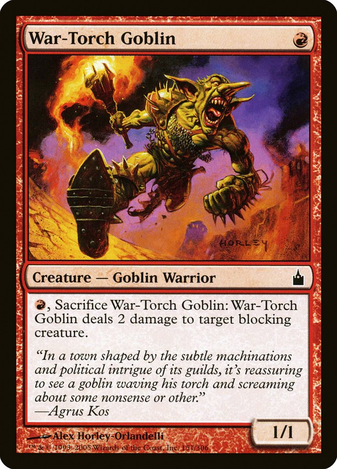 War-Torch Goblin [Ravnica: City of Guilds] | Anubis Games and Hobby