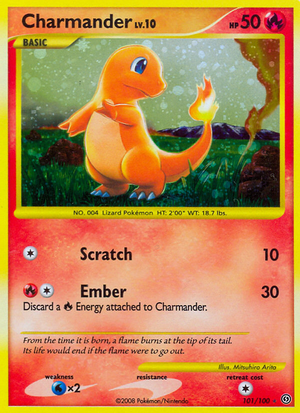 Charmander (101/100) [Diamond & Pearl: Stormfront] | Anubis Games and Hobby