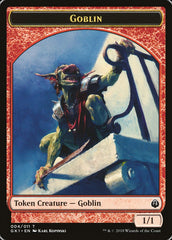 Weird // Goblin Double-Sided Token [Guilds of Ravnica Guild Kit Tokens] | Anubis Games and Hobby