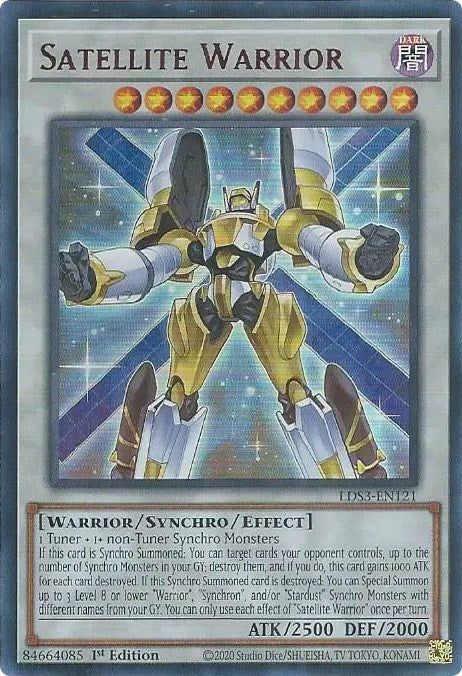 Satellite Warrior (Red) [LDS3-EN121] Ultra Rare | Anubis Games and Hobby