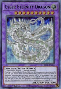 Cyber Eternity Dragon (Green) [LDS2-EN033] Ultra Rare | Anubis Games and Hobby