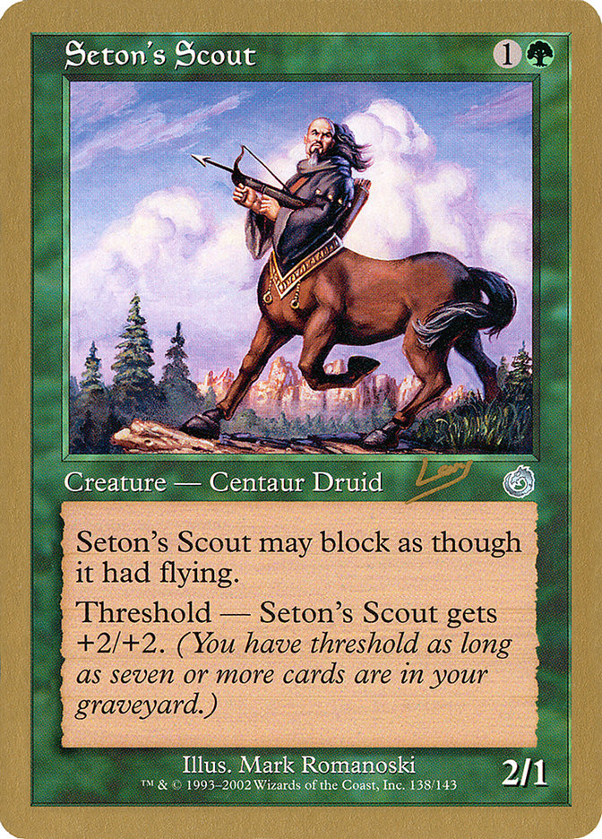 Seton's Scout (Raphael Levy) [World Championship Decks 2002] | Anubis Games and Hobby